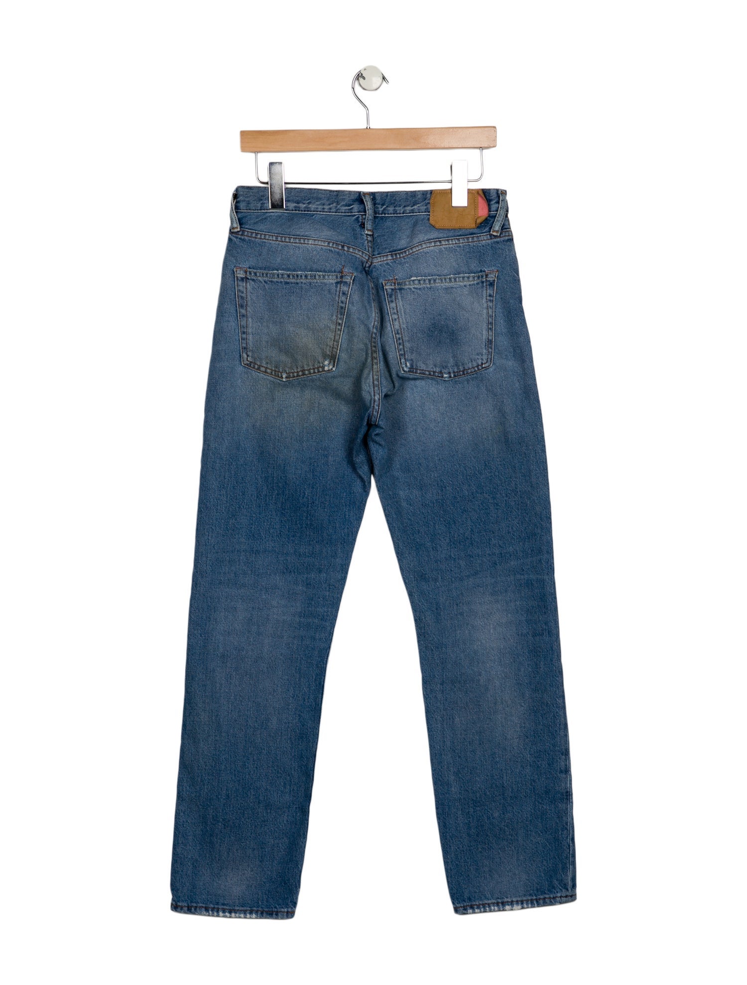 Acne Studios High-Rise Straight Leg Jeans